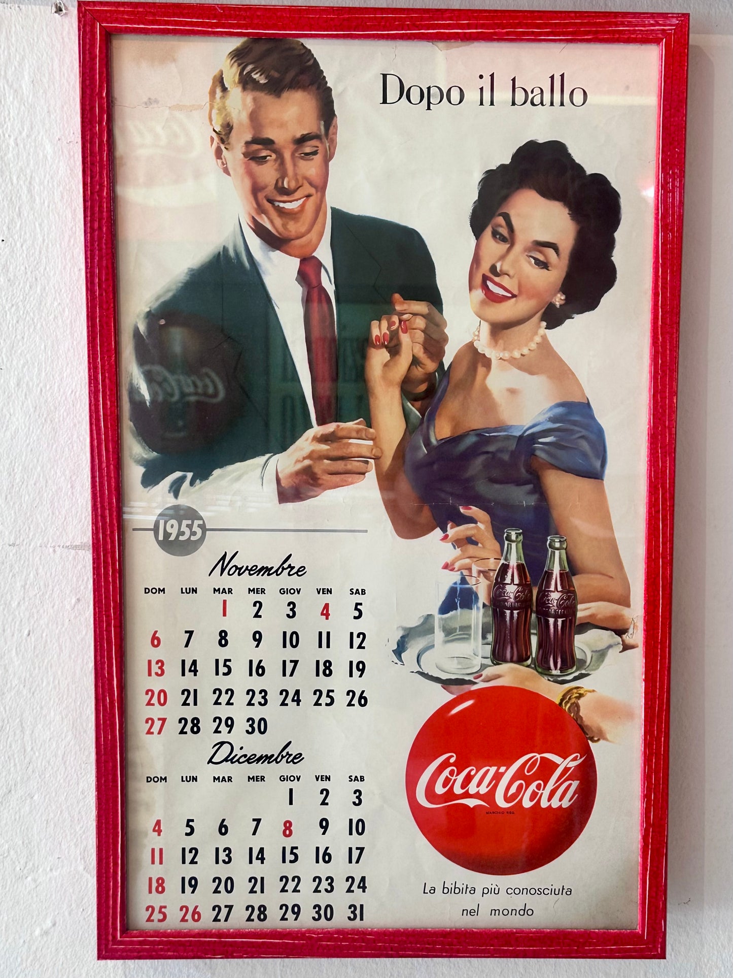 Calendario originale - Coca Cola