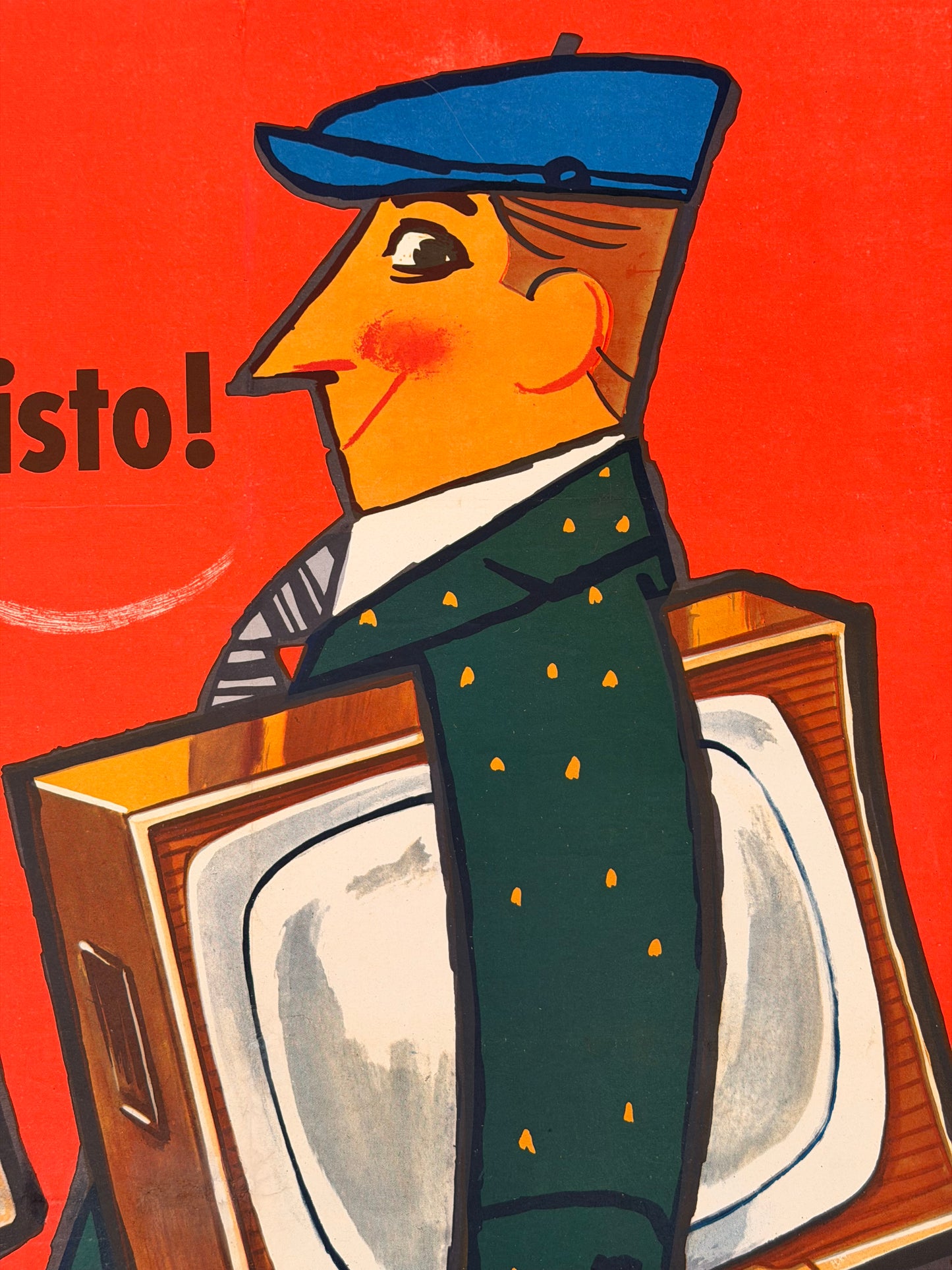 Manifesto pubblicitario originale - Magnadyne elettrodomestici