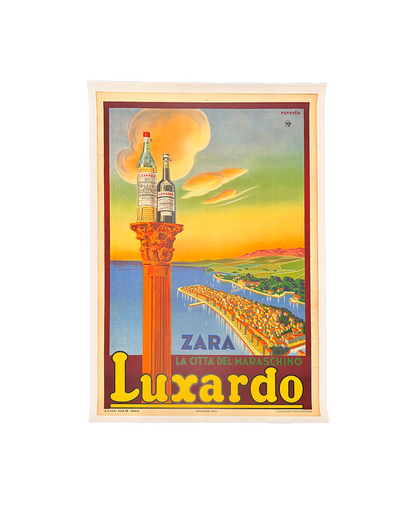 Manifesto pubblicitario originale - Luxardo - Zara