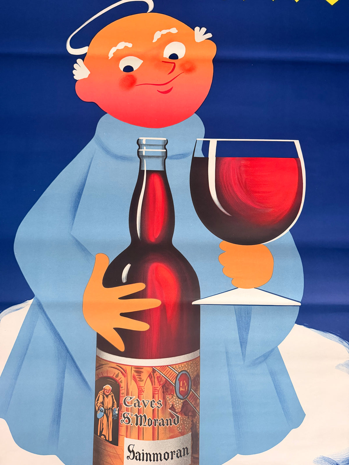 Manifesto pubblicitario originale - Birra S. Morand (Martigny)