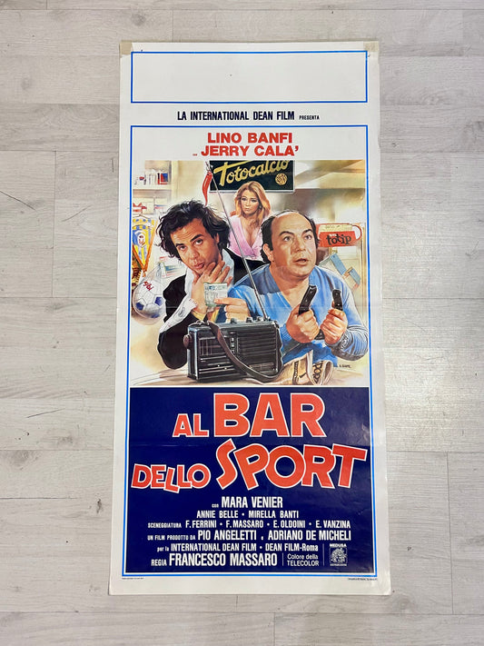 Locandina di cinema - Al bar dello sport