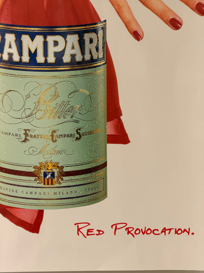 Manifesto pubblicitario originale - Campari Red Provocation
