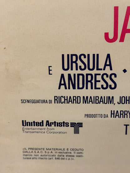 Locandina di cinema - 007 Licenza per Uccidere - Sean Connery