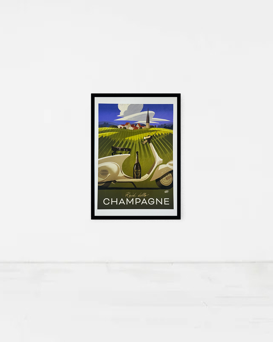 Manifesto pubblicitario - Champagne