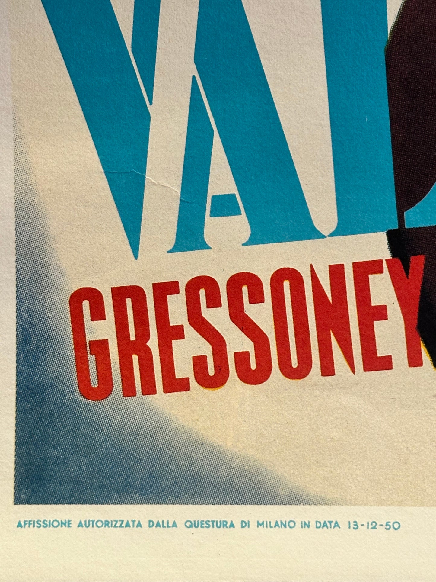 Manifesto pubblicitario originale - Valle d’Aosta