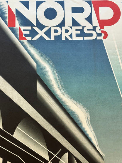 Manifesto pubblicitario originale - Nord Express