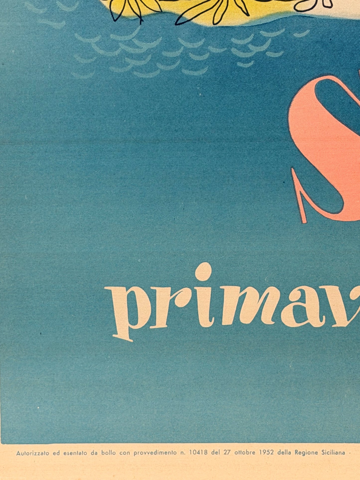 Manifesto pubblicitario originale - Sicilia