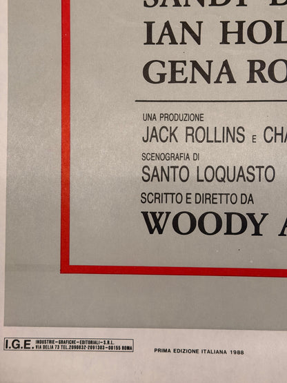 Manifesto di cinema - Un'altra donna - Woody Allen
