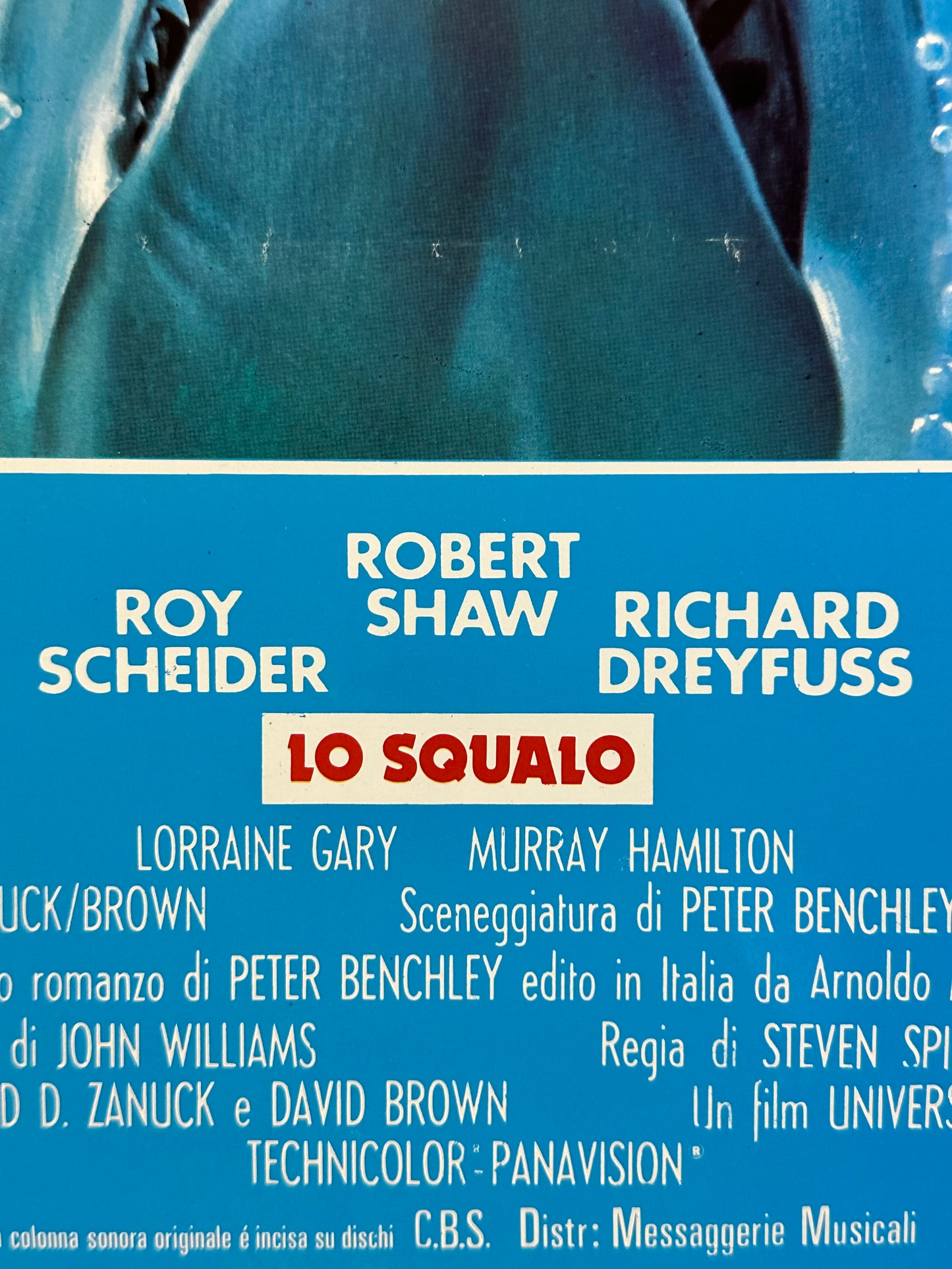 Locandina originale di cinema - Lo squalo