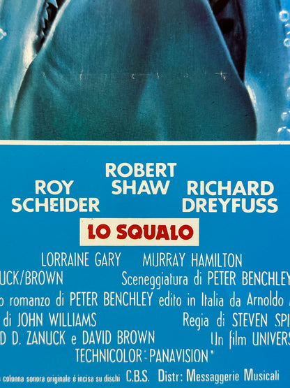 Locandina originale di cinema - Lo squalo