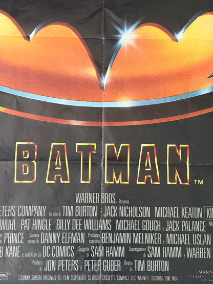 Manifesto di cinema - Batman - Tim Burton - Jack Nicholson