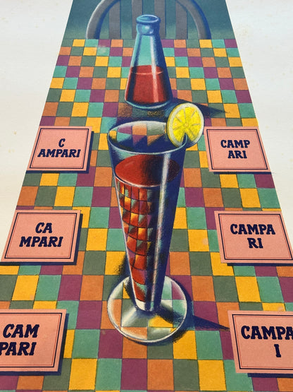 Manifesto pubblicitario originale - Campari