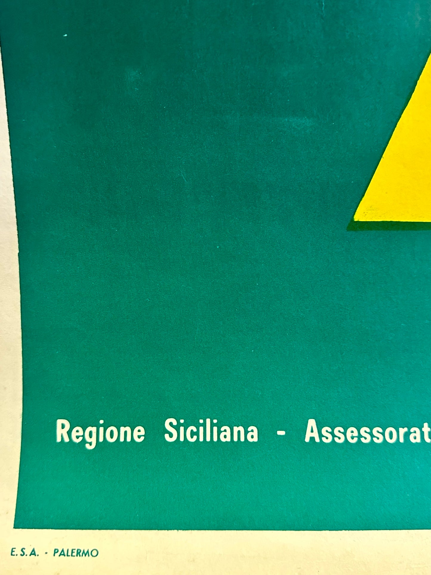 Manifesto pubblicitario originale - Corso Ippico Internazionale Palermo 1959