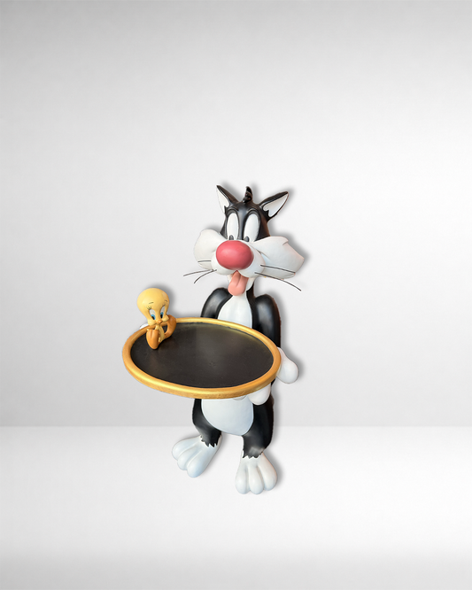 Statua originale Disney - Gatto Silvestro e Titti