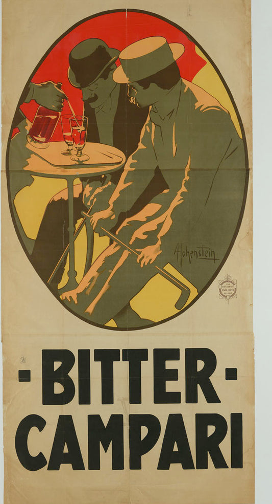 Manifesto originale pubblicitario - Bitter Campari