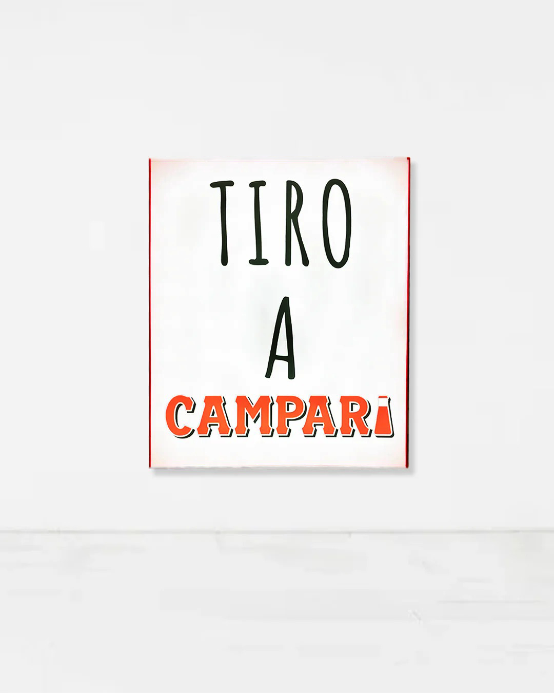 Insegna luminosa - Tiro a Campari