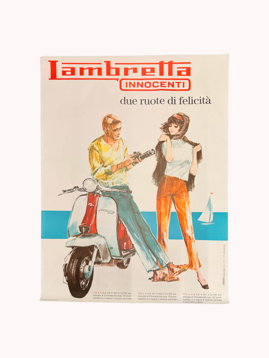 Manifesto pubblicitario originale - Lambretta innocenti