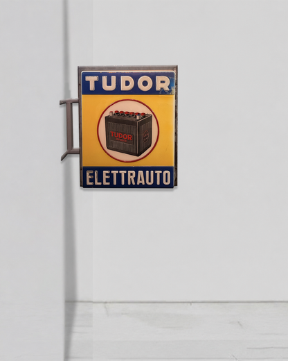 Insegna luminosa Bifacciale Tudor Elettrauto