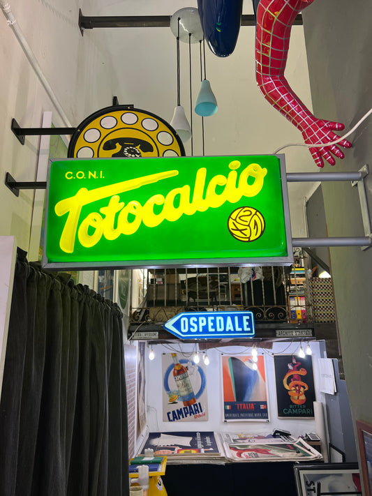 Insegna termoformata Totocalcio