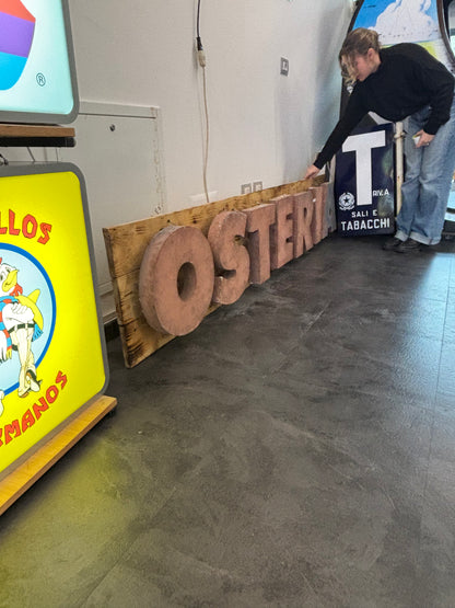 Insegna originale - Osteria