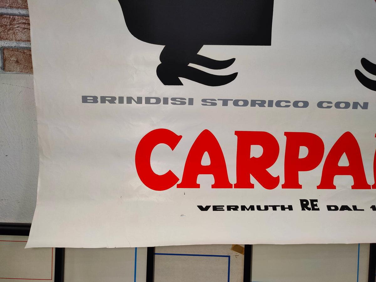 Manifesto originale pubblicitario - Carpano Napoleone