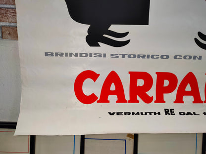 Manifesto originale pubblicitario - Carpano Napoleone