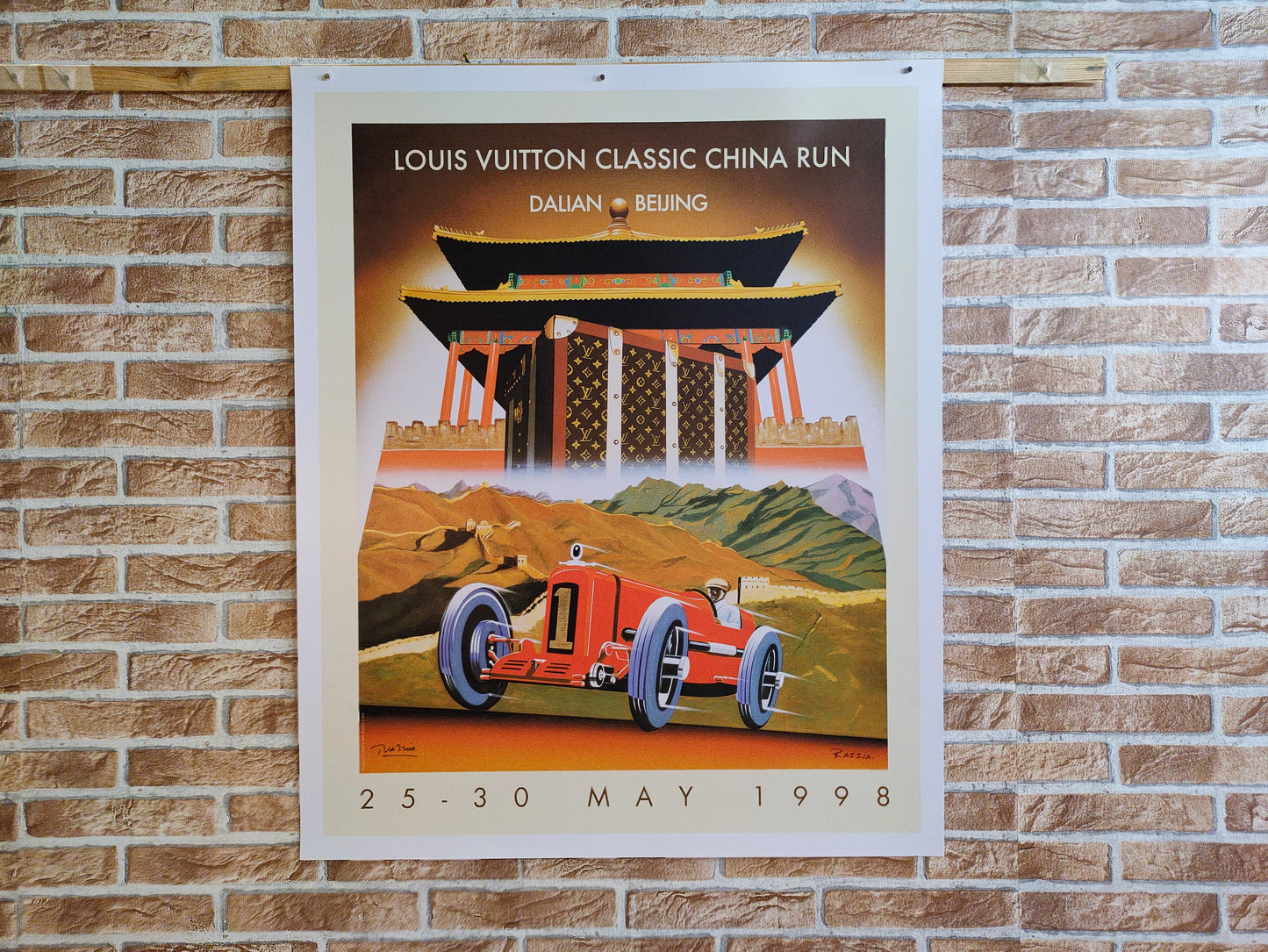 Razzia | Manifesto pubblicitario - Louis Vuitton Classic China Run