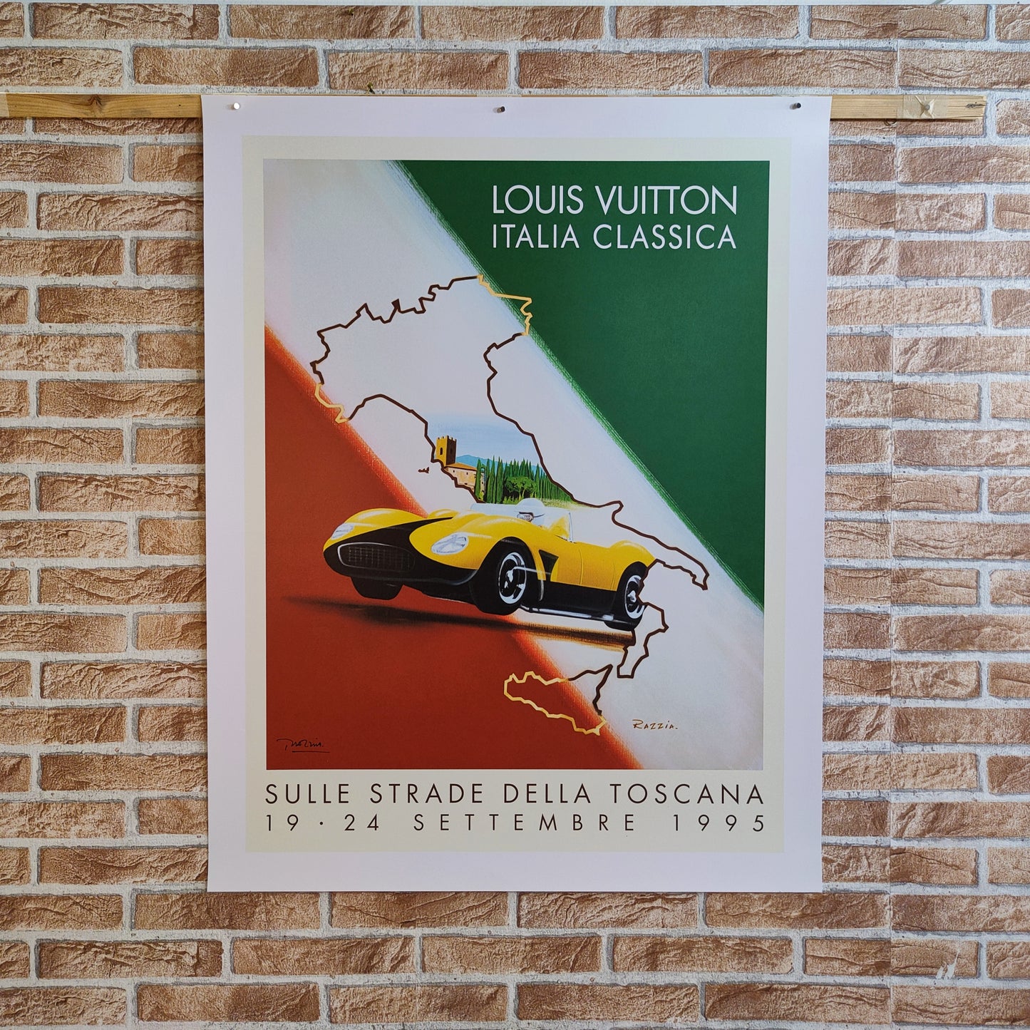 Razzia | Manifesto pubblicitario - Louis Vuitton Italia Classica - Ferrari, Toscana