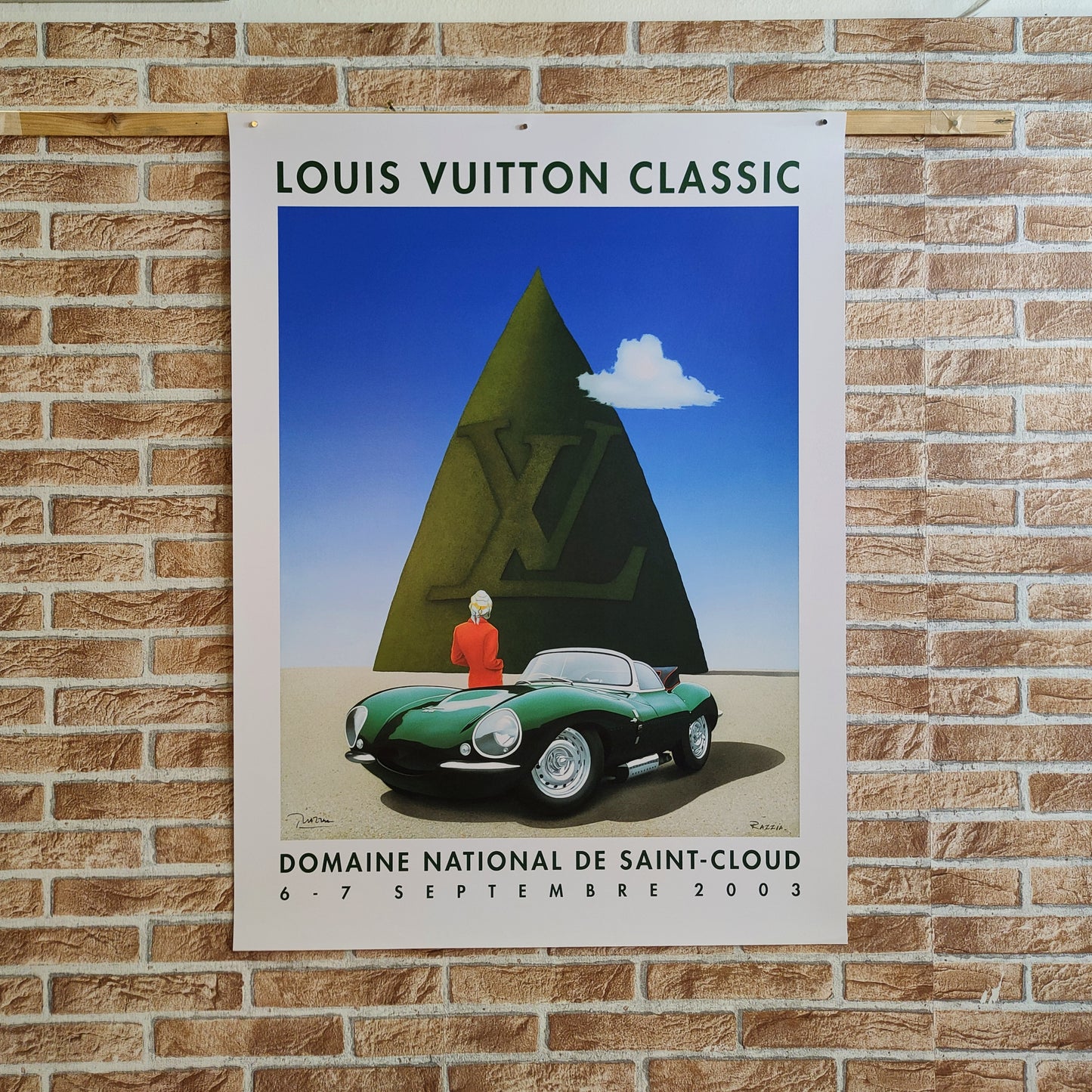 Razzia | Manifesto pubblicitario - Louis Vuitton Classic Saint-Cloud Jaguar
