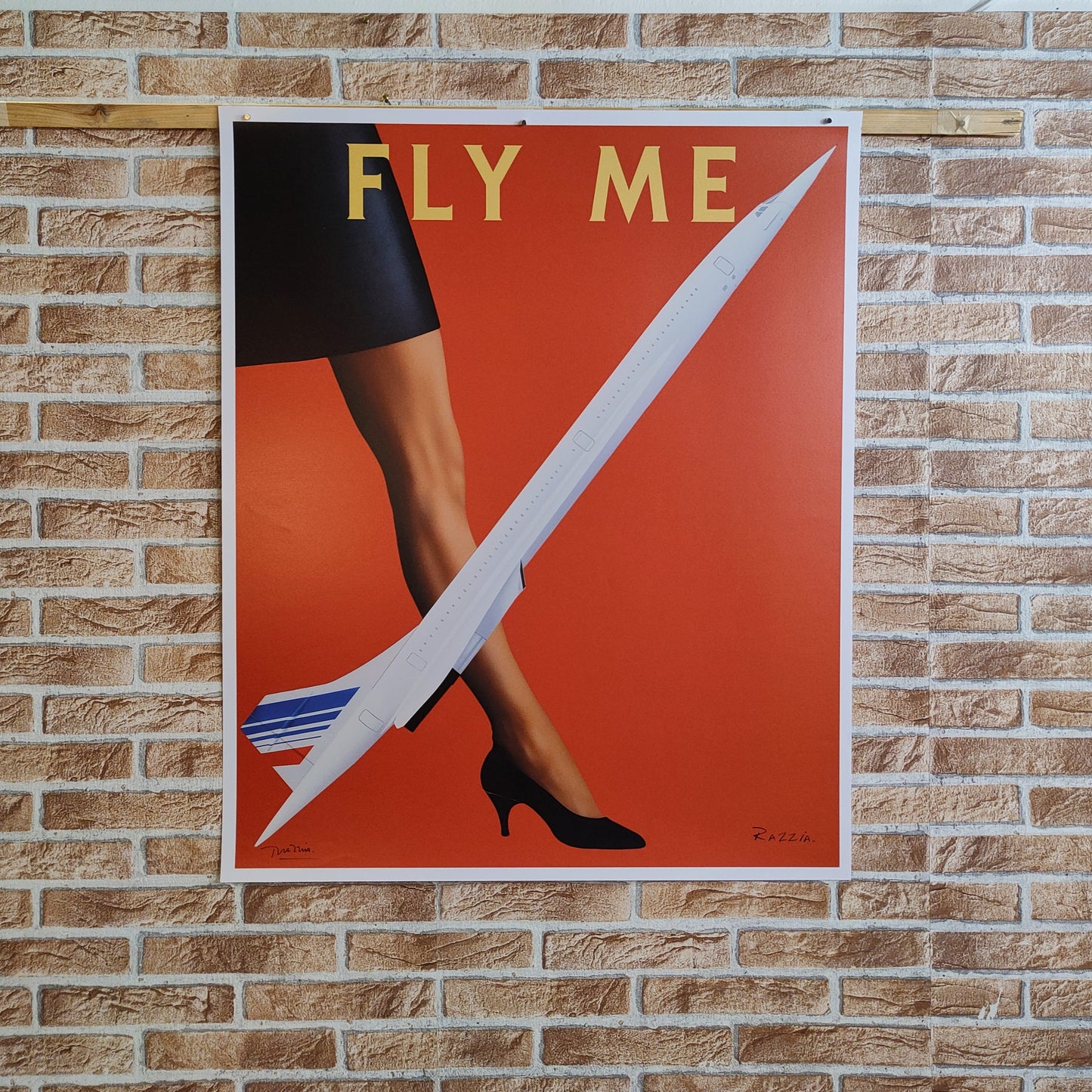 Razzia | Manifesto pubblicitario - Fly Me Concorde