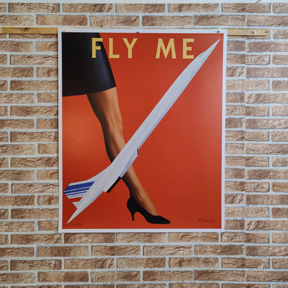 Razzia | Manifesto pubblicitario - Fly Me Concorde