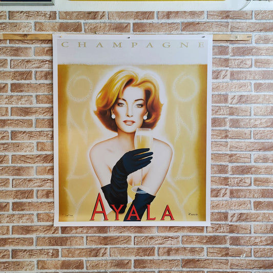 Razzia | Manifesto pubblicitario - Champagne Ayala vino