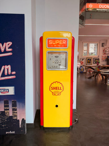Pompa di benzina Bergomi Shell - 60'