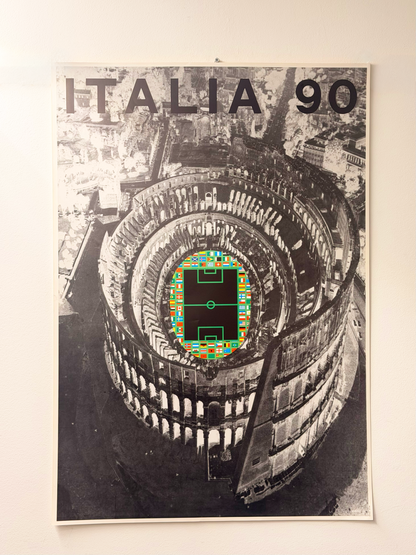 Manifesto pubblicitario originale - Italia 90