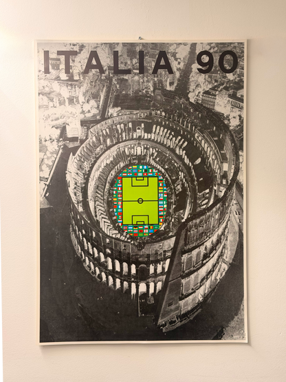 Manifesto pubblicitario originale - Italia 90