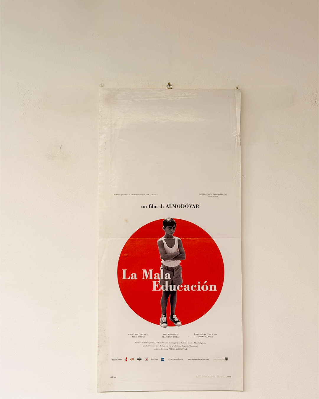 Locandina di cinema - La mala educación - Almodovar