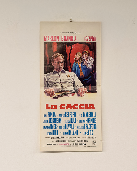 Locandina di cinema - La caccia - Marlon Brando