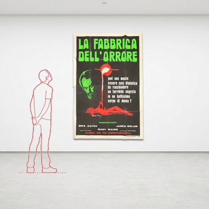 manifesto originale di cinema - La Fabbrica dell'orrore