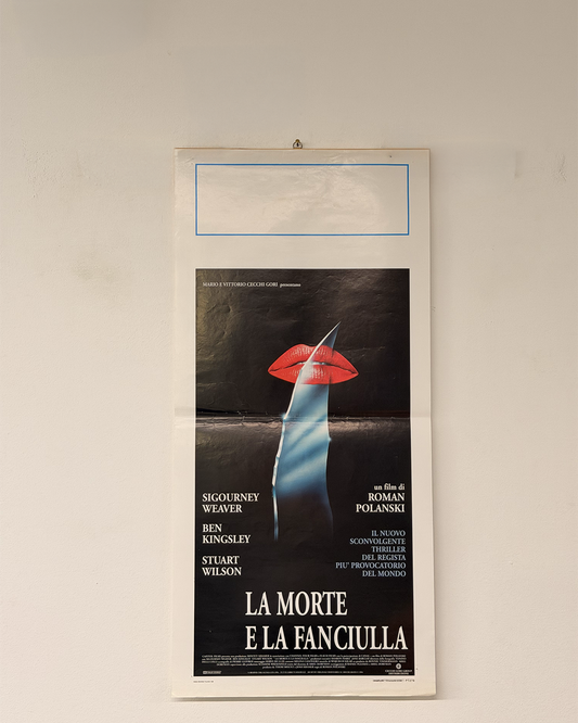 Locandina di cinema - La morte e la fanciulla - Roman Ponlanski