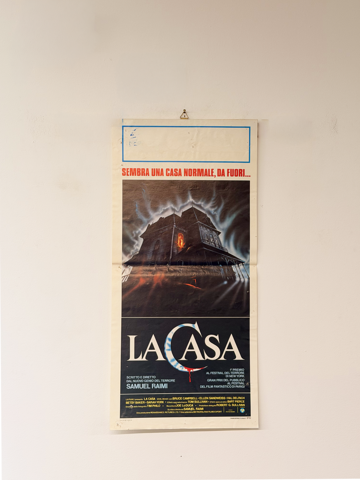 Locandina di cinema - La casa