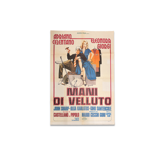 Manifesto di cinema - Mani di Velluto - Adriano Celentano