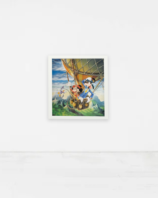 Manifesto decorativo - Pippo e Topolino
