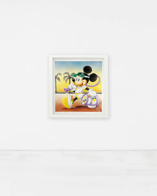 Manifesto decorativo - Topolino Tennis
