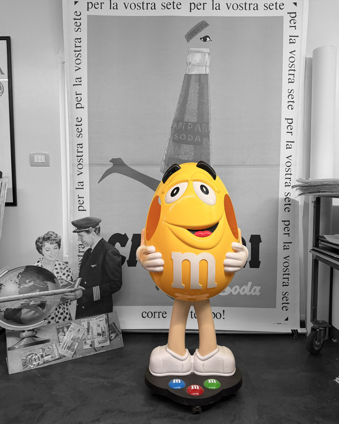 Espositore originale M&m's giallo