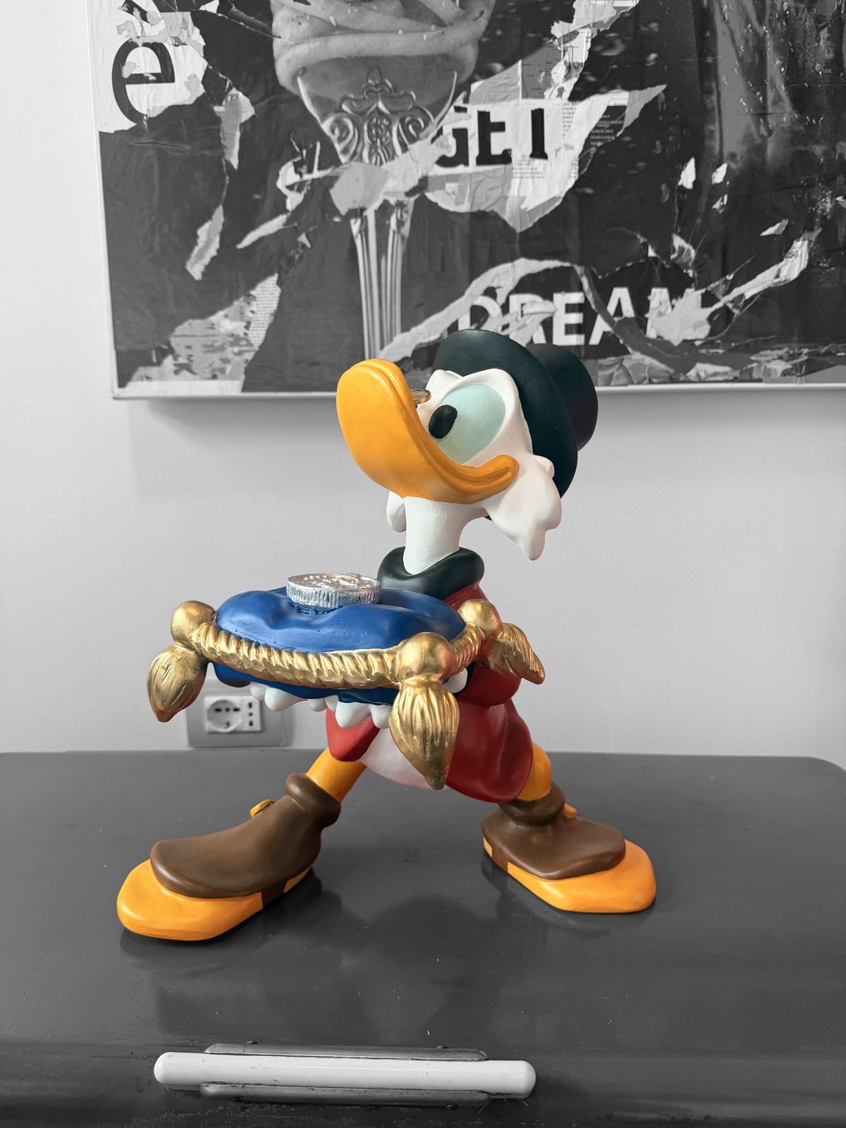 Statua originale Disney - Paperone prima moneta