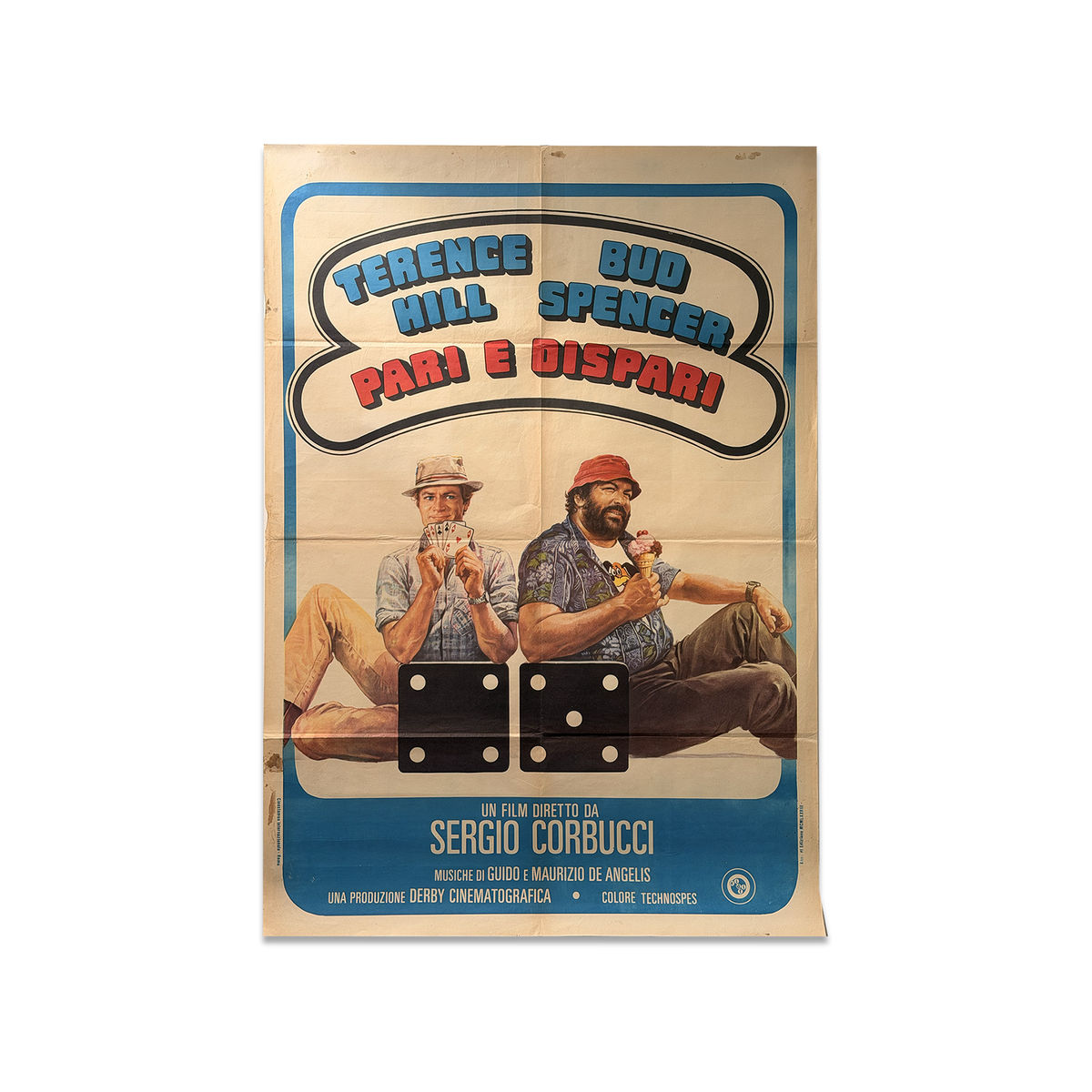 Manifesto di cinema - Pari e dispari - Bud Spencer - Terence Hill