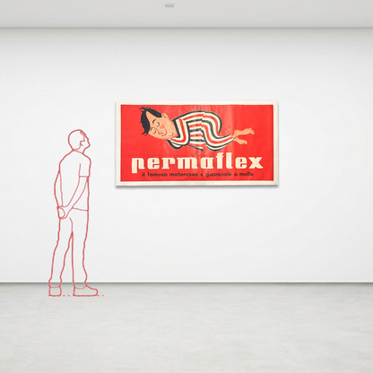 Manifesto pubblicitario originale - Permaflex