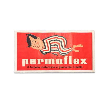 Manifesto pubblicitario originale - Permaflex
