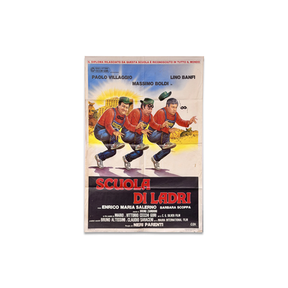 Manifesto originale di cinema - Scuola di Ladri
