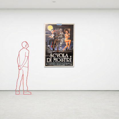Manifesto di cinema- Scuola di Mostri
